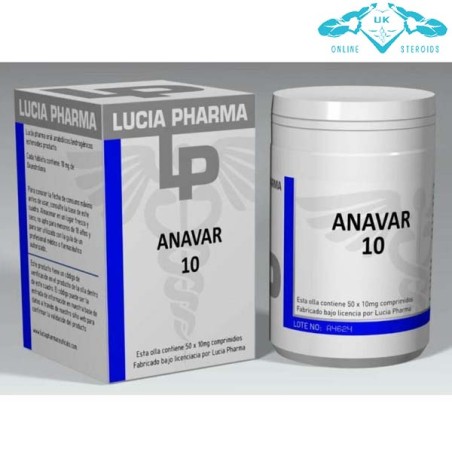 Lucia Pharma Anavar 50 x 10mg tabs Oxandrolone