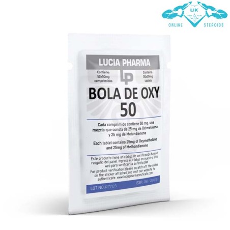 Lucia Pharma Dbol + Oxy Blend 50mg